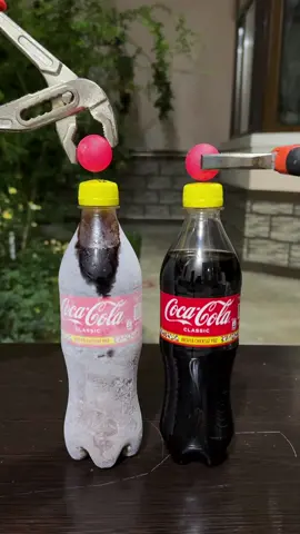 Frozen Cola + Cola experiment #satisfying #asmr #RHCB #cola