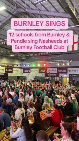Children from #burnley & #pendle come together at @Burnley Football Club to sing #nasheeds. A beuatiful example of #diversity and #worldmusic. #fyp #fypシ #foryou #foryoupage #bfc #nasheeds #muslimtiktok #cultures #lancashire #harmonies #Nasheed #naat #interactive #school #musica #musician #vocals 
