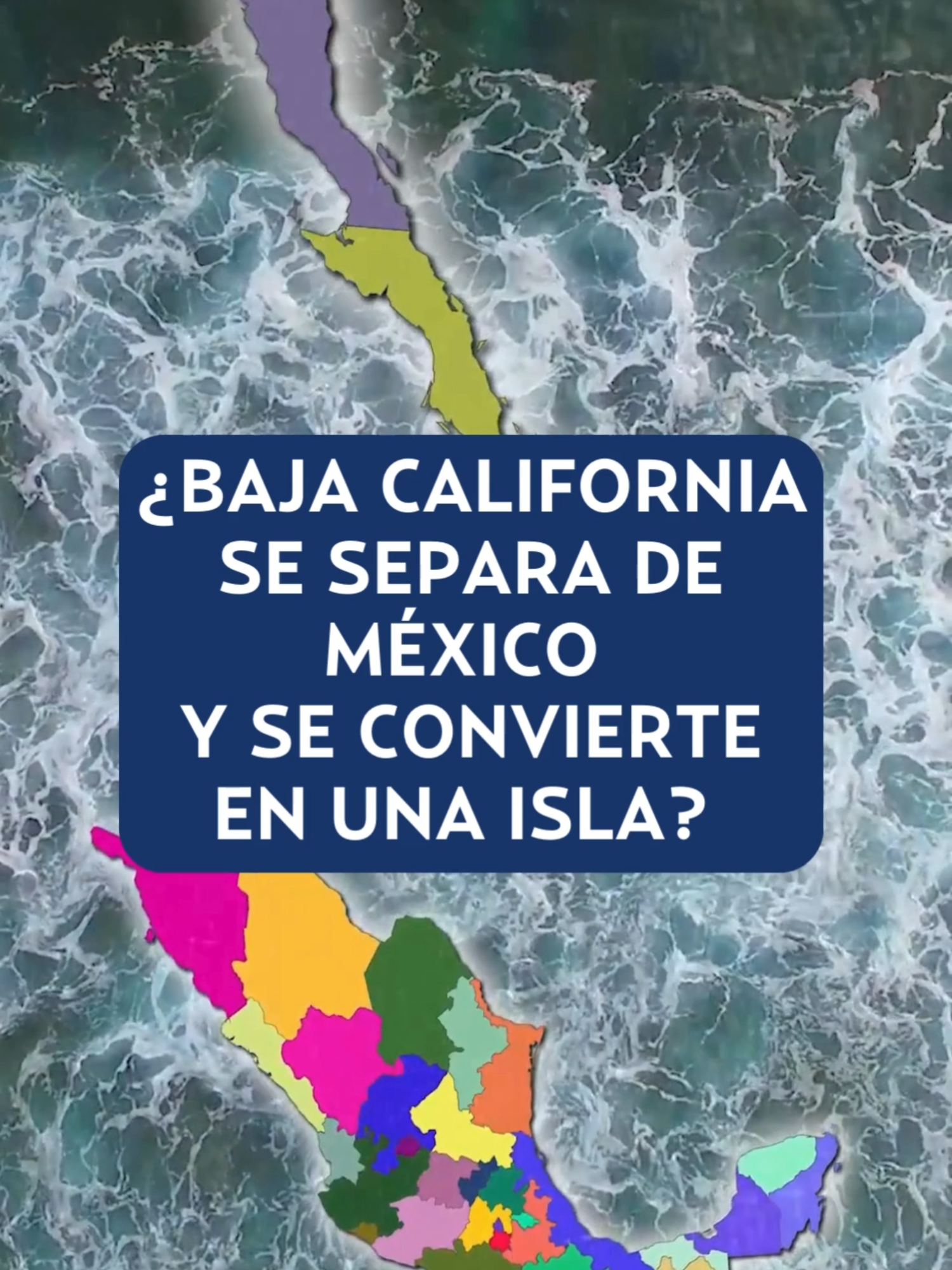 #ENTÉRATE | La península de #BajaCalifornia se desplaza entre cuatro y cinco centímetros cada año hacia el noroeste, en relación con el continente, llamándolo un “ente geológico vivo”