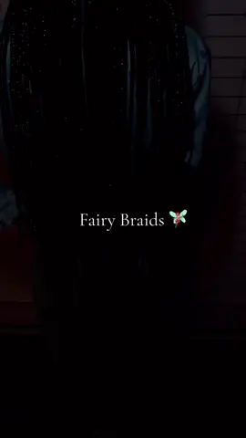 Fairy Braids 🧚🏽‍♀️✨ #fairybraids #blackgirlmagic #blackgirlhairstyles #blackgirlhair #braidstyles #braids #braidstutorial 