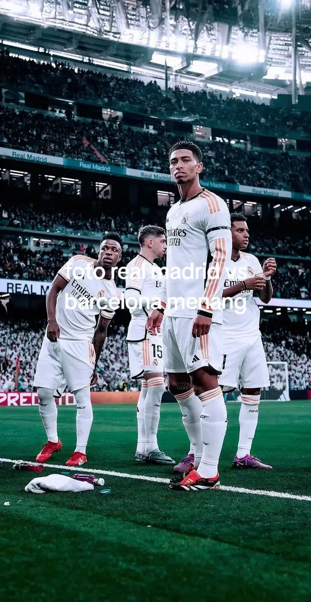 foto kemenangan lawan barca