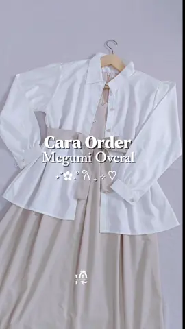 order Megumi overal dress korea#gamislebaran #ootdlebaran #overal #overalldress #overallsoutfits #dresskorea #dress #gamismurah #outfitideas #99shopeehaul #promo99sale #ootdlebaran #gamislebaran 