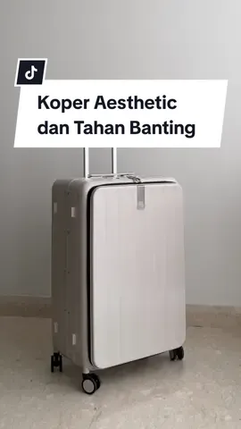 Koper aesthetic, tahan banting, dan fungsional✨ @cellinepurnawan  #danke #luggage #travel #suitcase 