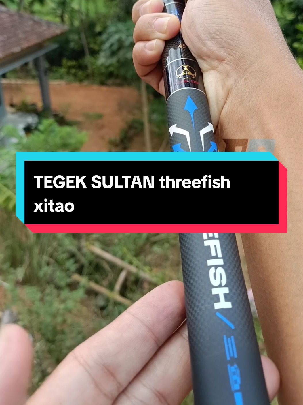 Joran tegek threefish xitao, joran tegek nya para sultan #jorantegek #threefishxitao #mancing #spil #joranpancing #microfishing 