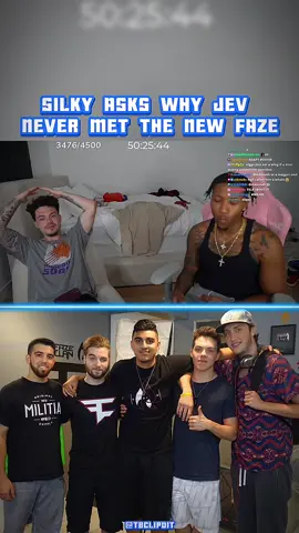 Jev Doesnt Like New Faze😳 #faze #jev #fazejev #adapt #silky #stableronaldo #lacy 