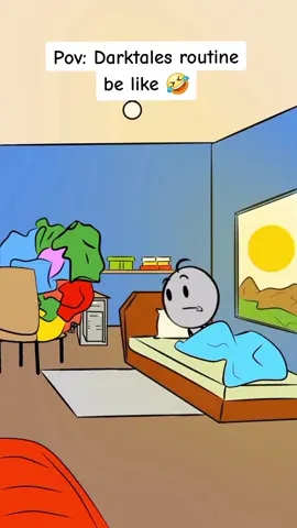 Darktales routine be like 🤣 #blockblast #fyp #viral #foryou #relatable #jokes #meme #comedy #animationmeme #funny #2danimation 
