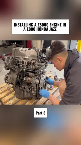 INSTALLING A £5000 ENGINE IN A £800 HONDA JAZZ #car #bougth #the #atlasstone #batcopte 