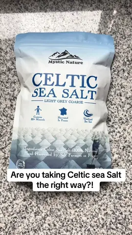 You’re doing it all wrong ❌ #fyp #foryou #foryoupage #celticseasalt #youredoingitwrong #celticseasaltbenefits #hydration #magnesium 