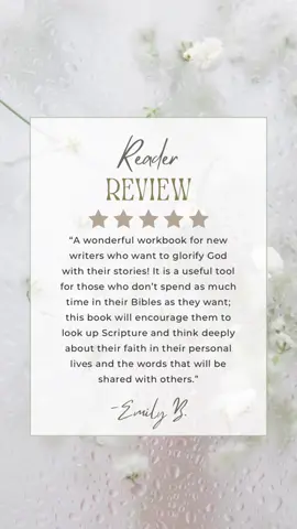 An early review of The Writer’s Faith Companion: A 30-Day Guide to Exploring God’s Book While Planning Yours  #christiantiktok #christianauthorsnetwork #christianauthors #christiangirl #christianbooks #christianbiblestudy #biblestudy #bibleverse #authorlife #writersoftiktok #christianbookreview #christiannonfiction #writingresourcebooks #christianwritingbooks 