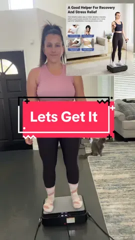 Im lovin this mini vibration plate machine. So many cool benefits  #letsvibe #viraltiktok #vibrationplate #fyp #workout #postworkout #benefits #vibin #gethealthy #checkitout #momtok #healthy #machine #tts 