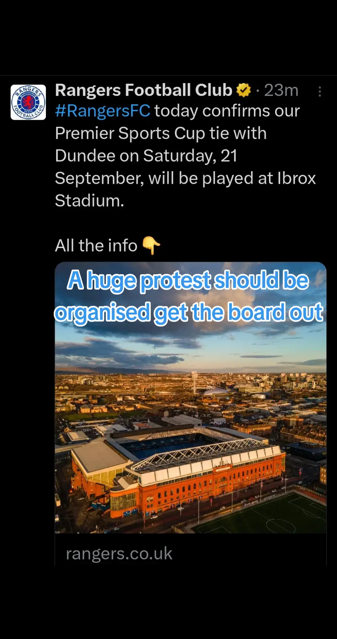 A huge protest required 🚨