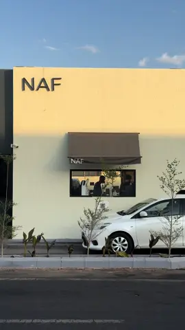 NAF Drive-thru #NAFcoffee #NAF #fyp #coffee #cafe #viral #fypシ #hail #morning #explore #حائل 