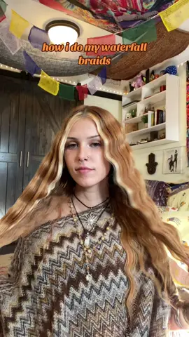 hair tut!! yall asked for it:) #hippie #hippietok #hippiestyle #hippielife #OOTD #70s #hairtutorial 