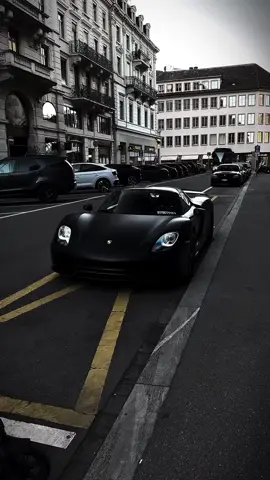 Black Porsche 918 Spyder  #porsche #918spyder #viral #fyp #pourtoii #zurich 