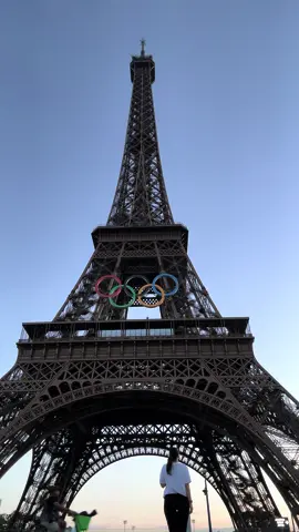 Morning jogs in Paris ☕️ #paris #eiffeltower #olympics #paris2024 #Fitness #travel 