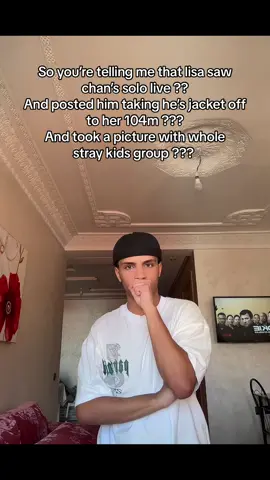 Hello ma’am @LISA  congs for finally being free  #lisa #kpopfyp #straykids #bangchan 