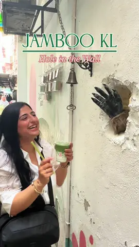 Check out the CUTEST hole in the wall cafe in Kuala Lumpur! Such a unique experience and the matcha did not disappoint!!! 🍵✨ @Jamboo KL  📍 Jamboo KL | Kuala Lumpur, Malaysia  #jamboo #jambookl #holeinthewall #matcha #matchalatte #explore #fyp #foryoupage #trending #travel #kualalumpur #kleats #malaysia #malaysiafood 