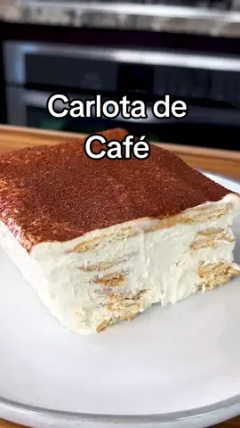 Carlota de Café Recipe 🥰 I recently made a Carlota de Durazno, and so many of you asked for a coffee version—so here it is: Carlota de Café! If you love light, no-bake desserts that come together quickly, this treat is for you. CARLOTA DE CAFE INGREDIENTS: ► 8 oz room temperature cream cheese ► 1 can of sweetened condensed milk ► 2 tsp vanilla extract ► 1/2 tsp cinnamon ► 12 oz your favorite strong coffee ► 3 1/2 cups of heavy whipping cream ► Galletas Marias (used about 2 packages) ► 1/2 tbsp cocoa powder ► 1 tsp instant coffee #foryoupage #foryou #pastel #postre #postrefacil #dessert #cake #carlota #carlotadelimon #carlotadecafe 