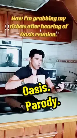How I'm grabbing my tickets after hearing of #oasis reunion 🎶🎟 #parody #comedy #fy #fyp #foryoupage #foryou #90s #trending 