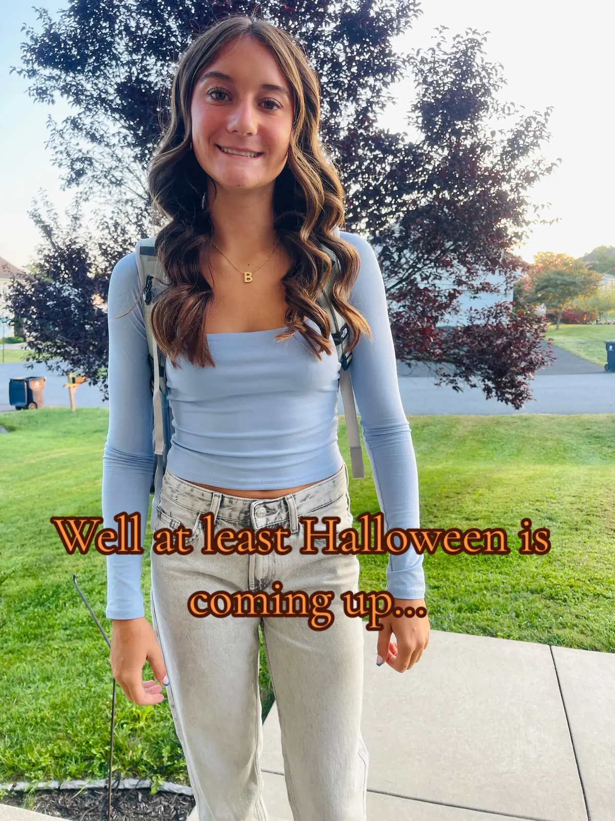 What’s your favorite time of year #halloween #pippilongstocking #costume #fall #holiday #favorite #braebrae