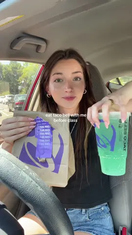 doesn’t hit the same without nacho fries 💔 #tacobell #mukbang #eatwithme 