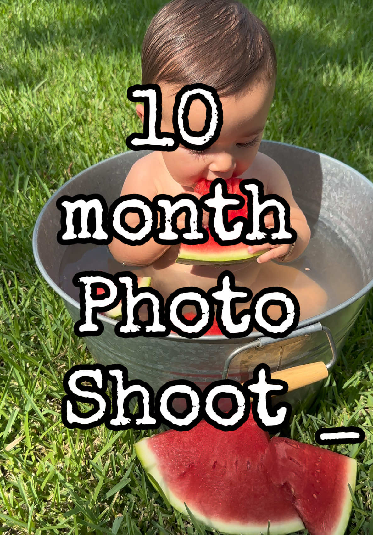 10 month photoshoot for my little boy 🍉🖤 #fyp #shirtsandgiggles #fypシ #baby #babytok #babytiktok #boymom #10monthsold #photoshoptutorial #photoshoots #setup #DIY #results #watermelon #watermelonsugar 