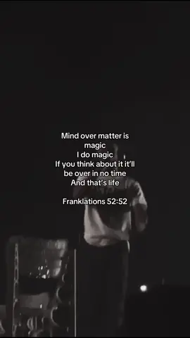 IF YOU THINK ABOUT IT ITLL BE OVER IN NO TIME, AND THATS LIFE #fyp #frankocean