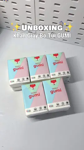 Khăn giấy bỏ túi quá tiện lợi #review #unboxing #khangiaybotui #khangiaybotuigumi #gumi #xuhuong #viralvideo 