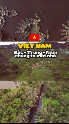 Bắc Trung Nam, chúng ta một nhà. Bạn chỉ mất chưa tới một phút để xem và lan toả những hình ảnh đẹp nhất của Tổ quốc ta, còn mình thì mất hơn 5 năm để đi khắp mọi miền Đất nước để ghi lại và tạo ra video này; ngại gì mà không chia sẻ để nhiều người cùng chiêm ngưỡng tuyệt sắc của Việt Nam chúng ta nhỉ? #dulich #vietnamtoiyeu #dulichvietnam #dulichtiktok #reviewdulich 
