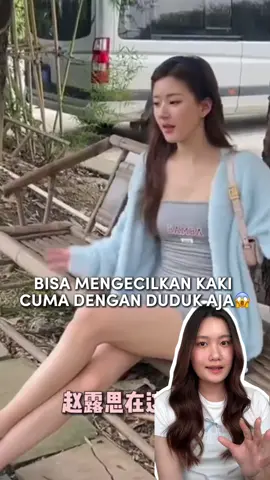 Bisa mengecilkan kaki cuma dengan duduk aja😱#skincarebybet #beautytips #beautyhacks 