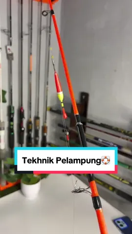 Rangkaian pancing pelampung paling sederhana.. #mancing #mancingmania 