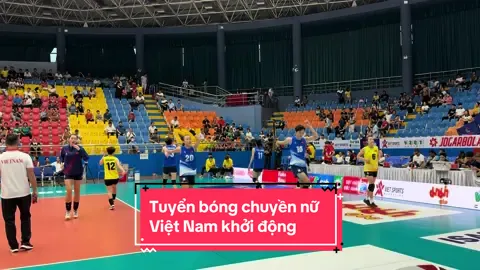 Cận cảnh một phần khởi động của tuyển bóng chuyền nữ Việt Nam #bongchuyen #volleyball #bongchuyennuvietnam #thanhthuy #bichtuyen 
