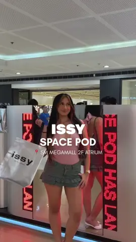 Newest @Issy Cosmetics Space Pod at SM Megamall 🖤 #issy #spacepod #smmegamall 