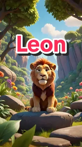 Das ist für Leon 💫. Schick uns den Namen deines Kindes und wir schreiben eine schöne Geschichte für es ❤️ . . . .   #Löwe #Herz #Dschungel #Mut #freundschaft #deutschland #germany #family #foryou #foryoupage #explore #trending #fyp 