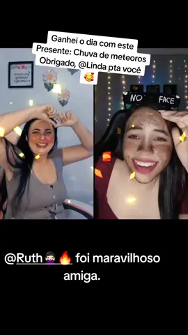 Um dos melhores Presentes na minha LIVE. Linda pta você 🥰, te agradeço muito por me ajudar! @Linda pta você 🥰 #livegift #meteorshower #chuvademeteoros 