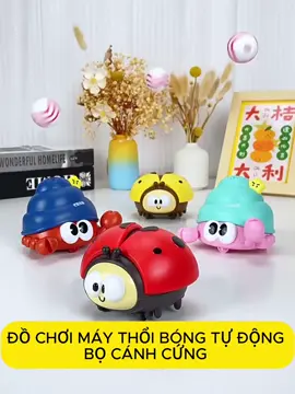 Đồ chơi thổi bóng tự động phiên bản bọ cánh cứng và cua ẩn cư siêu dễ thương cho bé🥰🥰 #toyfactory #dochoitreem #maythoibong #dochoiphattrientritue #dochoigiaoduc #dochoigiaoducsom #dochoitritue #dochoithongminh #xuhuong #fyp 
