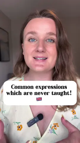 More info 👇🏻  We have many expressions in British English that aren’t often taught, but we say them a lot! We also say the first phrases too (except “it’s raining cats and dogs”), but I think you’ve already been taught these ones! #britishslang #britishenglish #britishenglishteacher #britishteacher #slang #english #learnenglish 