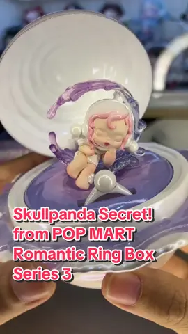WISHLIST CHECK!!!✅ Unboxing Skullpanda secret from POP MART Romantic Ring Box Series 3 💍🤍 #blindbox #figure #fypシ #fyp #toys #skullpanda #popmartindonesia #popmart #collectables #popmartglobal #bb #romantic #ring #box #secret #skullpandasecret #popmartsecret 