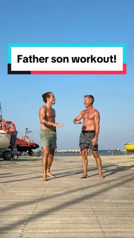 Workout with my father @cfornito ❤️ My dad is living proof that age is just a number! At 61, he moves almost every day, trains without weights, and prioritizes a healthy lifestyle for both body and mind 🍀 His dedication inspires me and countless others around the world 🌎 #bodyweighttraining #fitnessmotivation #outdoorworkout #bodyweightworkout #functionaltraining 