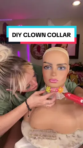 watch me make cool stuff (NO SEW DIY) 🤡 #clowncheck #clowncore 