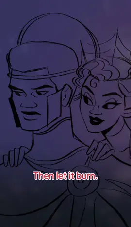 Taniya is a bad influence on her morally upstanding archnemesis 🤭 Work in progress animation that I doubt I’ll finish #goldandgossamer #rileyquinnart #fantasybook #enemiestoloversrecs #animatedtiktok 