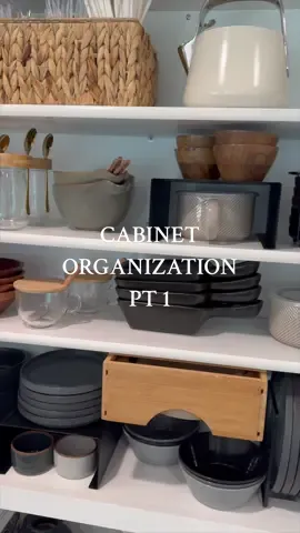 Upgraded & reorganzied the dinnerware..OBSESSED 😍🖤✨ #asmr #organzedhome #momlife #motivation #cabinetorganization #refresh #amazonfinds #kitchencabinets 