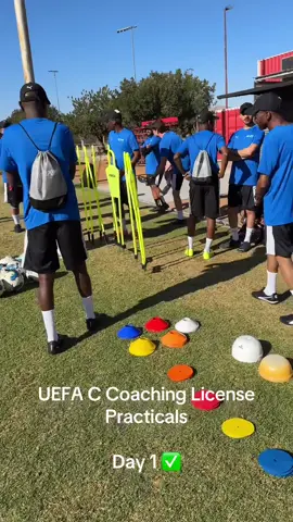 UEFA C Coaching License Practicals Day 1 Complete ✅ #SAMA28 #safootball #tiktoksa #fyp #footballtiktok #tiktoksouthafrica #uefa #coaching #football