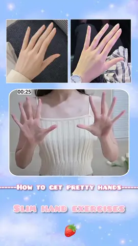 Exercícios para mãos finas e bonitas #GlowUp #hands #longfingers #skinnyhands #handexercises #thinhands #massage #dicasdebeleza #handsmassage #slimhands #slimfingers #girltips #beautytips #masajes #beautifulhands 