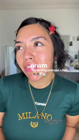 my writing process and some of my best writing tips, i hope this helps 📝🫶🏽 Grwm, grwm tips, writing tips and tricks, young author, first time author, unpublished author 