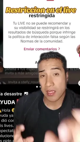 restricciones en tu live. penalización de Tiktok en los live. visibilidad restringida en tu live. denuncia en tus live. penalización de live.  #aarontiktok_ #penalizaciontiktok #live #restriccionlive