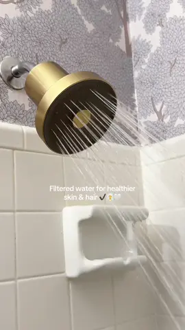 Upgraded my shower game with the Jolie filtered shower head! 💧 Perfect for healthier skin & hair, plus it's super easy to install @jolieskinco  #renterfriendly #EasyDIY #homeupgrades #filteredwater #SelfCare #selfcareroutine #healthyskin #healthyskincare 