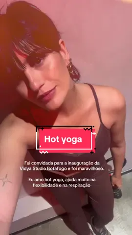 Vidya pode me chamar sempre, ta?  Foi uma delicia a aula! #hotyoga #yoga #vidya 