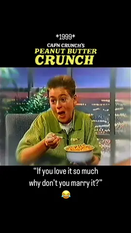 This commercial’s funnier as an adult 😂 1999. . . . . . . . . . . . . . #capncrunch #90scommercials #90s #90skid #90sbaby #90saesthetic #90sthrowback #90shair  #90sads #90scommercial  #throwback #nostalgia #nostalgic #childhood #cereal #childhoodmemory #kidstv #retro #vintage #millenial  #memoryunlocked #90stv #80sbaby #80skid #a90slife