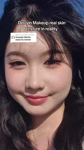 Replying to @yayaakk sebenarnya bukan masalah di jenis makeupnya sih tapi skin prep, complexion, dan kondisi kulit itu sendiri yg nentuin teksturnya #douyinmakeup#fyp 
